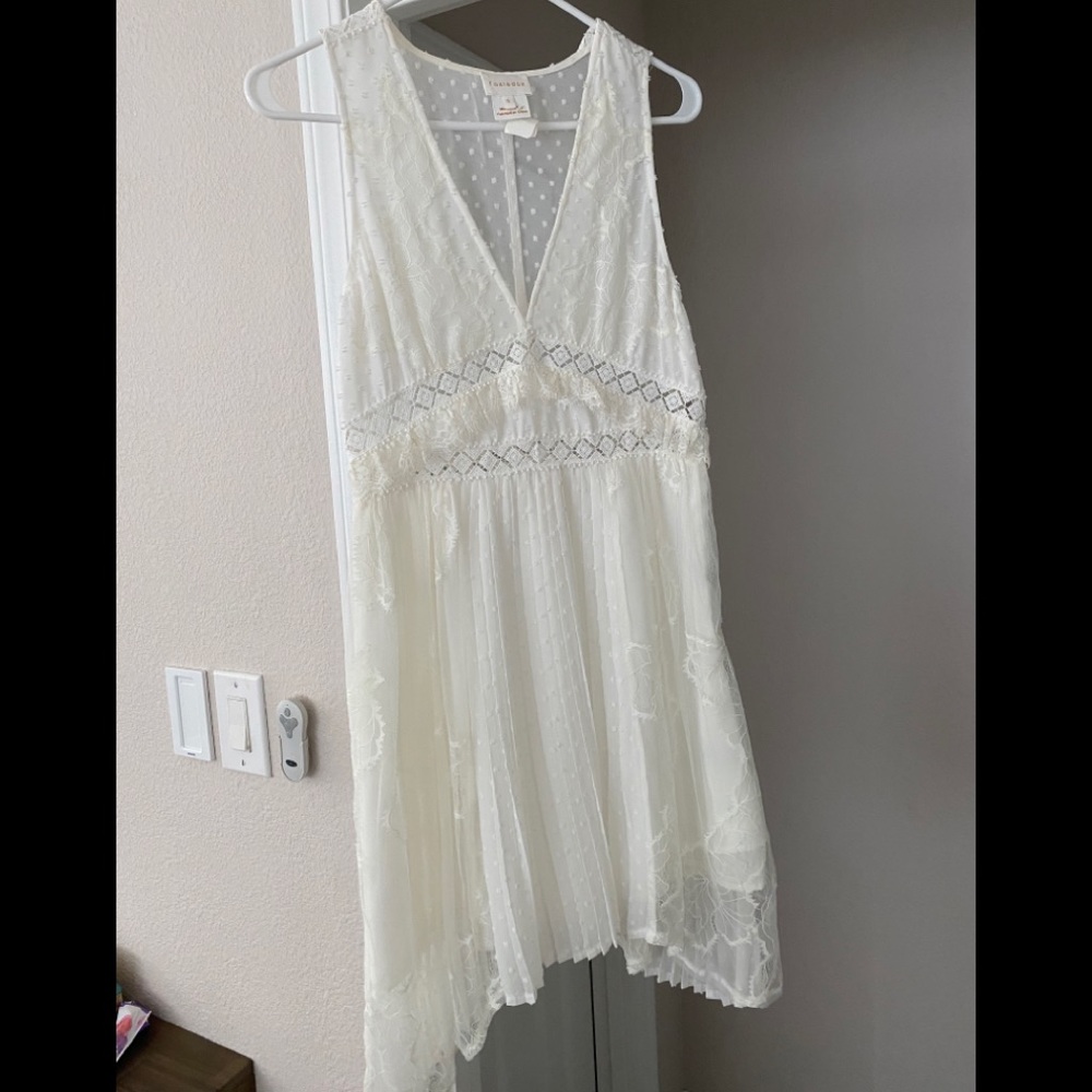 Babette Lace Inset Party Dress from Anthropology.